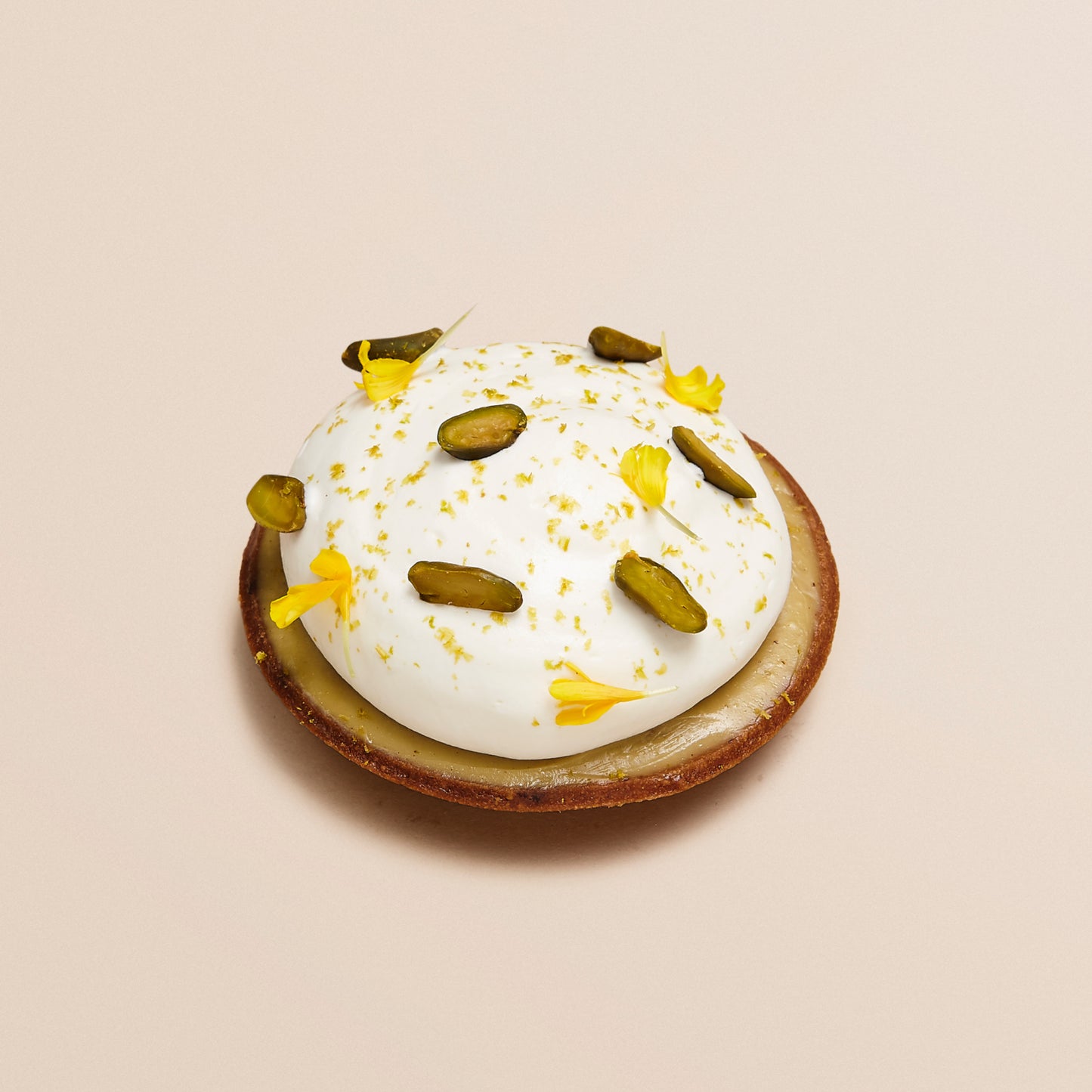 Tarte pistache & fleur d'oranger
