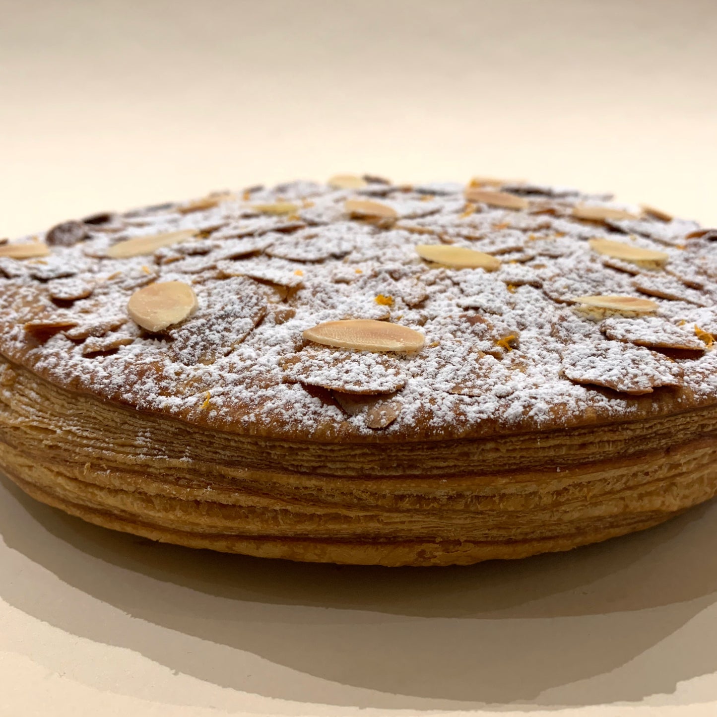 Galette Amande et marmelade de clémentine