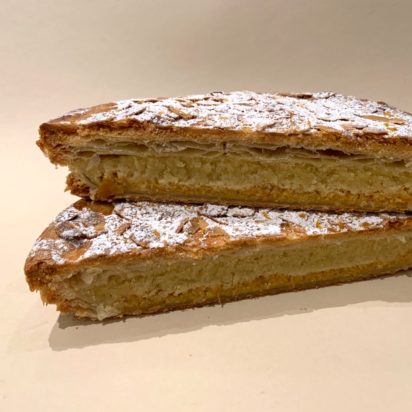 Galette Amande et marmelade de clémentine