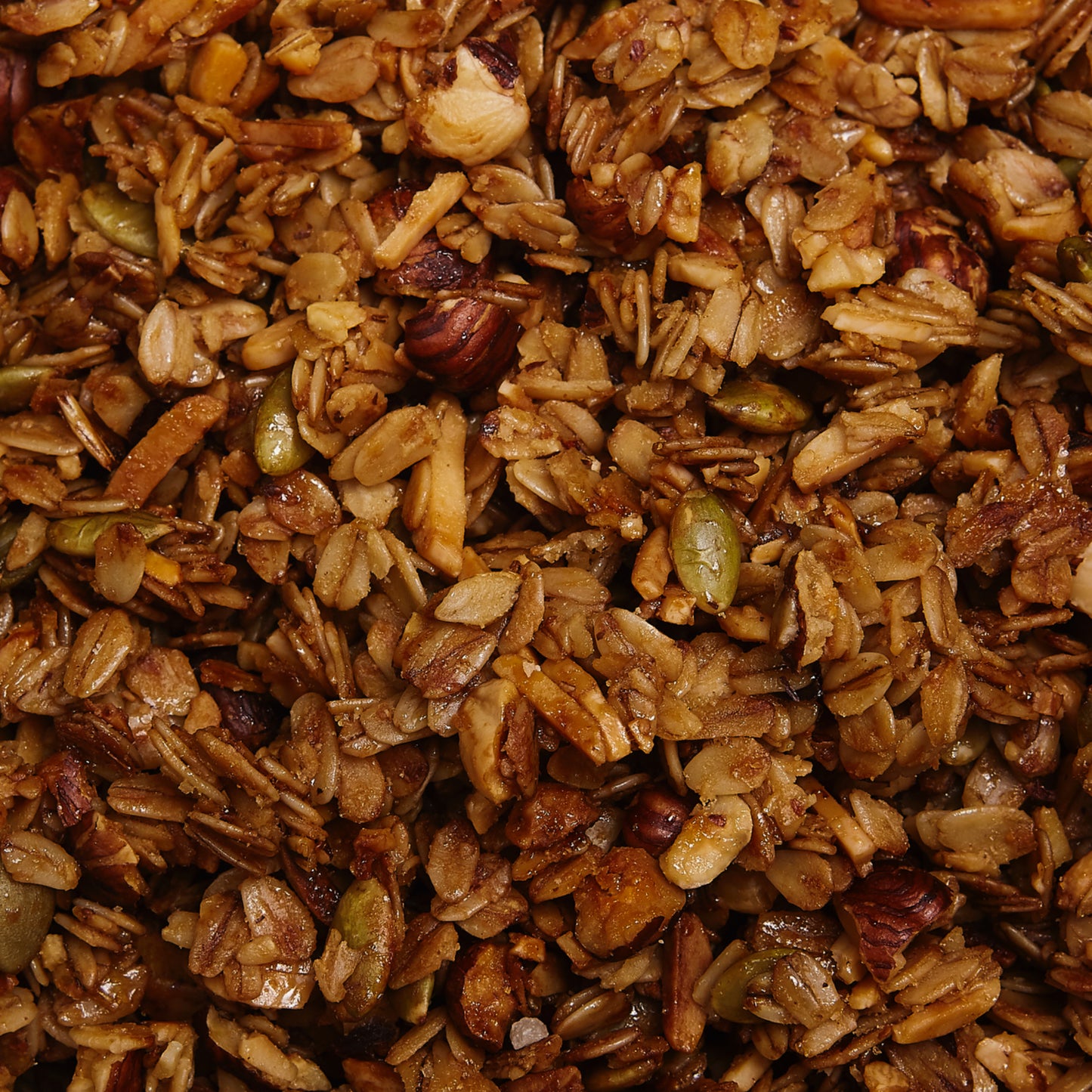Granola amande, noisette & graines de courge