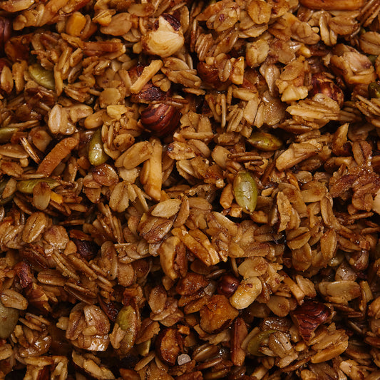 Granola amande, noisette & graines de courge