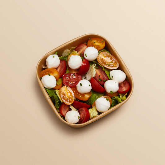 Mini salade tomates cerise & billes de mozzarella