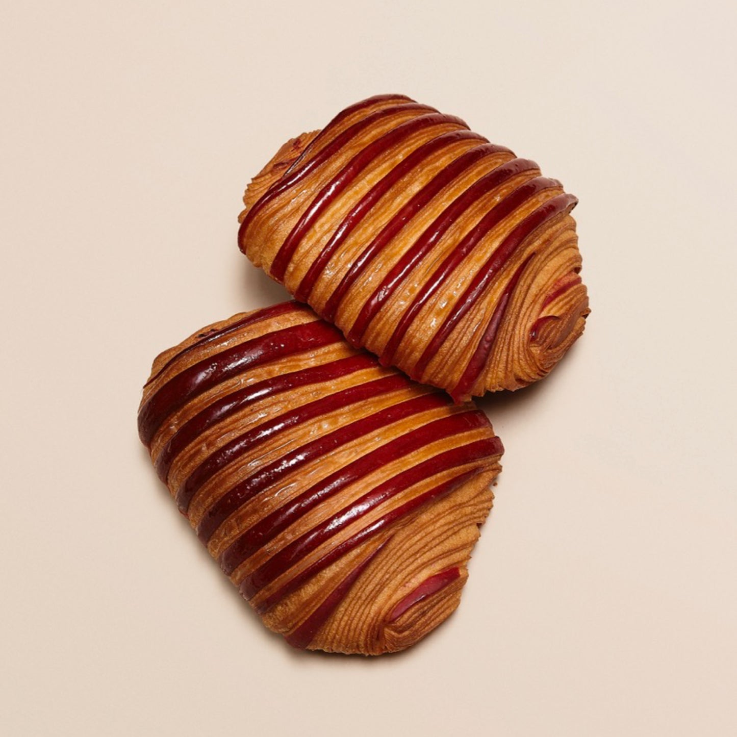 Pain feuilleté framboise et cassis