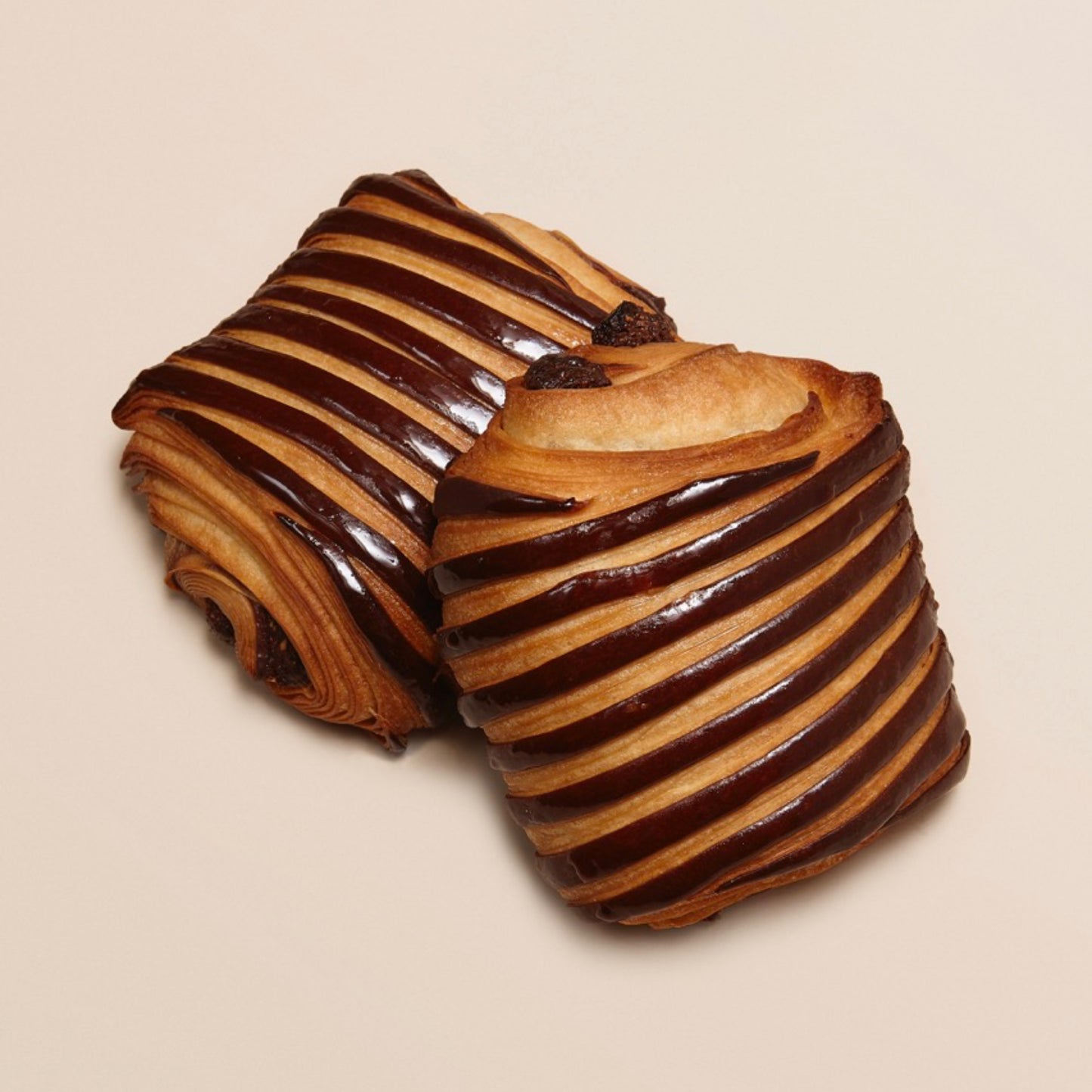 Pain feuilleté chocolat et gianduja