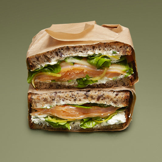 Sandwich Norvégien Truite Fumée